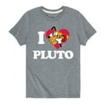 thumbnail image 1 of Mickey & Friends - I Love Pluto - Toddler And Youth Short Sleeve Graphic T-Shirt, 1 of 5