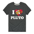 thumbnail image 1 of Mickey & Friends - I Love Pluto - Toddler And Youth Short Sleeve Graphic T-Shirt, 1 of 5