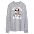 thumbnail image 1 of Mickey & Friends - I Need Some Space - Men's Long Sleeve T-Shirt, 1 of 5