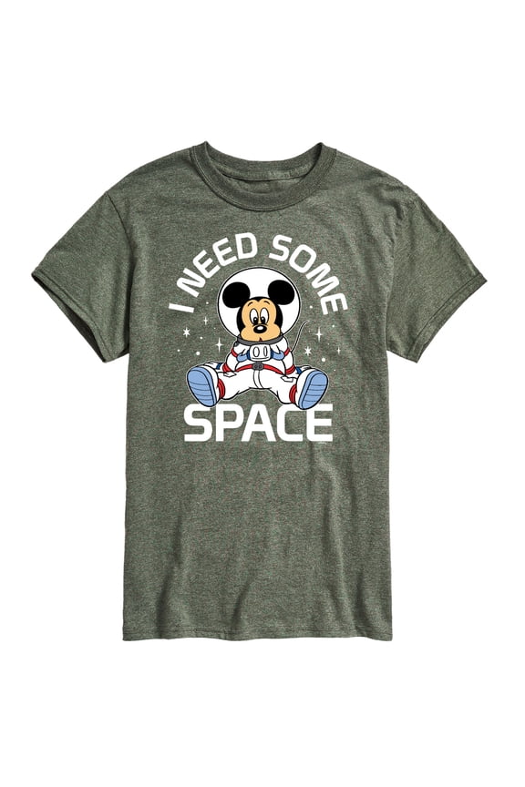 Mickey & Friends - I Need Some Space - Men's Short Sleeve Graphic T-Shirt