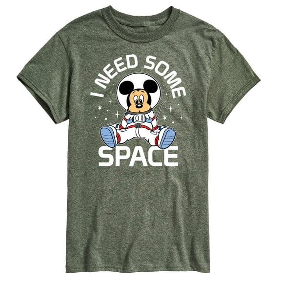 Mickey & Friends - I Need Some Space - Men's Short Sleeve Graphic T-Shirt