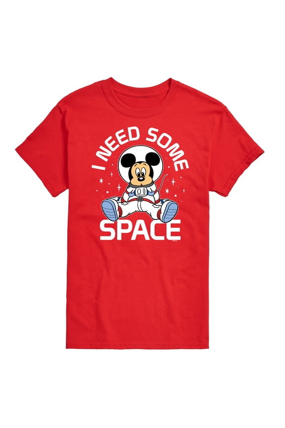 Mickey & Friends - I Need Some Space - Men's Short Sleeve Graphic T-Shirt