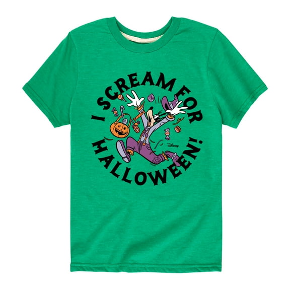 Mickey & Friends - I Scream For Halloween - Toddler And Youth Short Sleeve Graphic T-Shirt