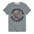 thumbnail image 1 of Mickey & Friends - I Scream For Halloween - Toddler And Youth Short Sleeve Graphic T-Shirt, 1 of 5