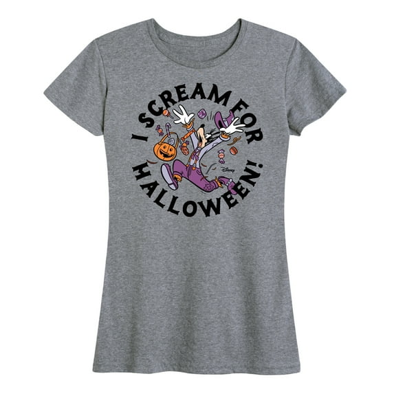 Mickey & Friends - I Scream For Halloween - Women's Short Sleeve Graphic T-Shirt