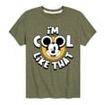 thumbnail image 1 of Mickey & Friends - I'm Cool Like That - Youth Short Sleeve Graphic T-Shirt, 1 of 4
