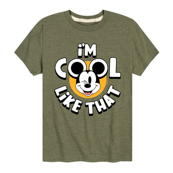 Mickey & Friends - I'm Cool Like That - Youth Short Sleeve Graphic T-Shirt