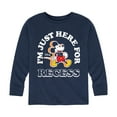 thumbnail image 1 of Mickey & Friends - I'm Just Here For Recess - Youth Long Sleeve Graphic T-Shirt, 1 of 5
