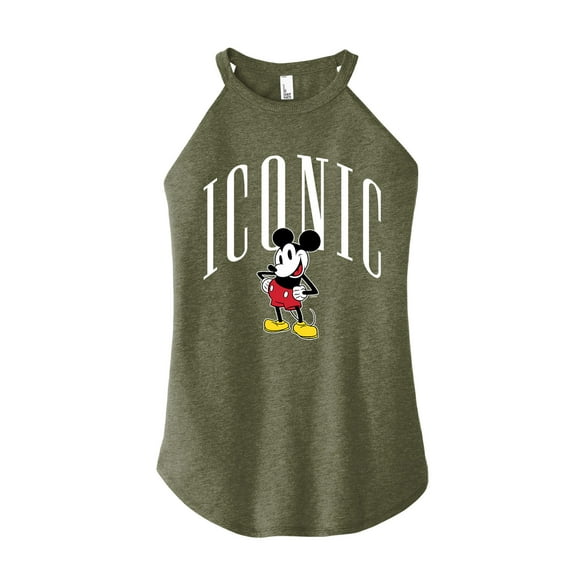 Mickey & Friends - Iconic - Juniors High Neck Tank Top