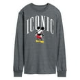 thumbnail image 1 of Mickey & Friends - Iconic Mickey - Men's Long Sleeve T-Shirt, 1 of 5