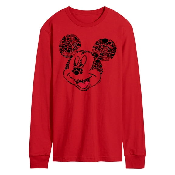Mickey & Friends - Iconic Mickey Mouse Face - Men's Long Sleeve T-Shirt
