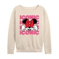thumbnail image 1 of Mickey & Friends - Iconic Minnie - Women's Lightweight French Terry Long Sleeve Shirt, 1 of 5