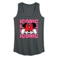 thumbnail image 1 of Mickey & Friends - Iconic Minnie - Women's Racerback Tank Top, 1 of 5