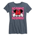 thumbnail image 1 of Mickey & Friends - Iconic Minnie - Women's Short Sleeve Graphic T-Shirt, 1 of 5