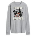 thumbnail image 1 of Mickey & Friends - In Good Spirits - Men's Long Sleeve T-Shirt, 1 of 5
