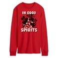thumbnail image 1 of Mickey & Friends - In Good Spirits - Men's Long Sleeve T-Shirt, 1 of 4