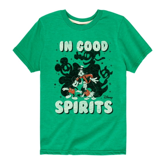 Mickey & Friends - In Good Spirits - Toddler And Youth Short Sleeve Graphic T-Shirt