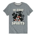 thumbnail image 1 of Mickey & Friends - In Good Spirits - Toddler And Youth Short Sleeve Graphic T-Shirt, 1 of 5