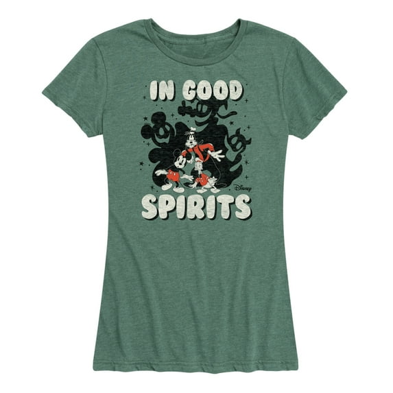 Mickey & Friends - In Good Spirits - Women's Short Sleeve Graphic T-Shirt