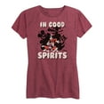 thumbnail image 1 of Mickey & Friends - In Good Spirits - Women's Short Sleeve Graphic T-Shirt, 1 of 5