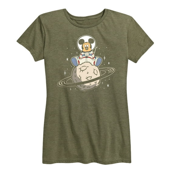 Mickey & Friends - It's A Small Moon - Women's Short Sleeve Graphic T-Shirt