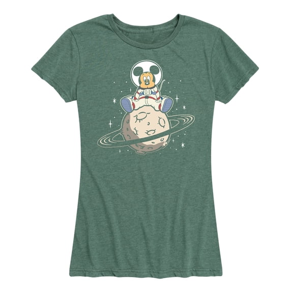 Mickey & Friends - It's A Small Moon - Women's Short Sleeve Graphic T-Shirt