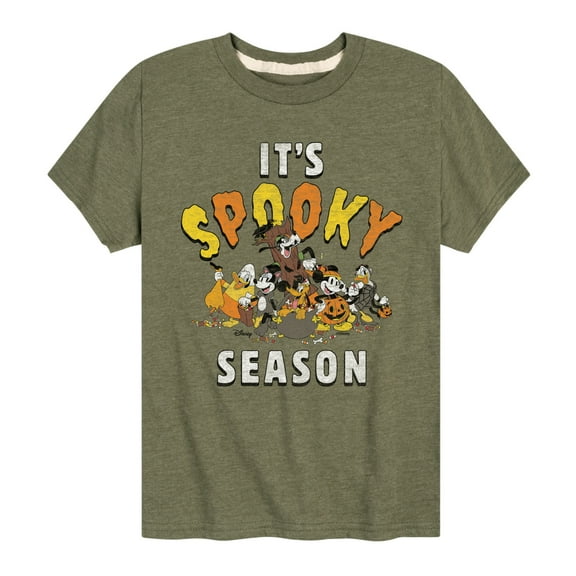 Mickey & Friends - It's Spooky Season - Toddler And Youth Short Sleeve Graphic T-Shirt