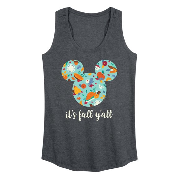 Mickey & Friends - Its Fall Yall - Women's Racerback Tank Top