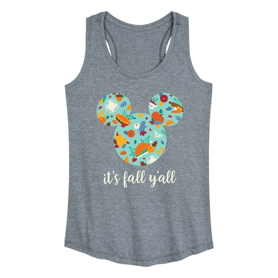 Mickey & Friends - Its Fall Yall - Women's Racerback Tank Top