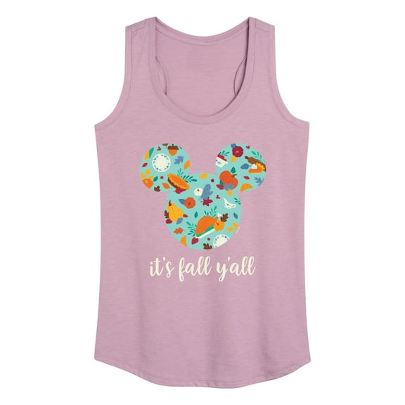 Mickey & Friends - Its Fall Yall - Women's Racerback Tank Top