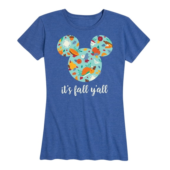 Mickey & Friends - Its Fall Yall - Women's Short Sleeve Graphic T-Shirt