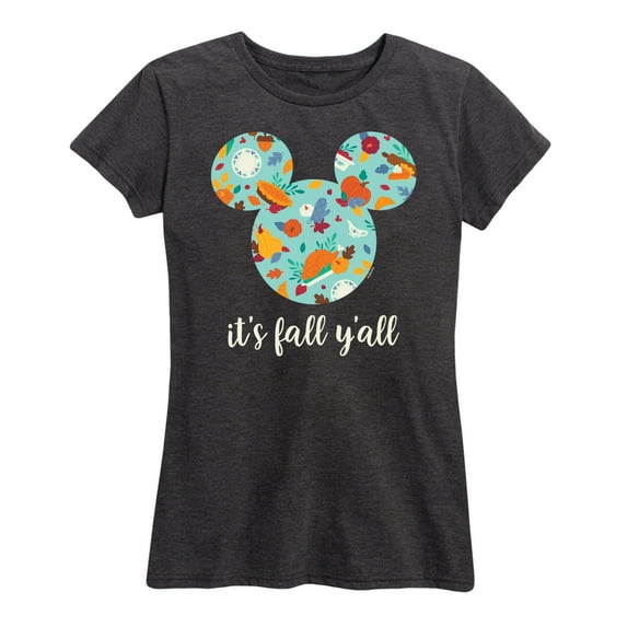 Mickey & Friends - Its Fall Yall - Women's Short Sleeve Graphic T-Shirt