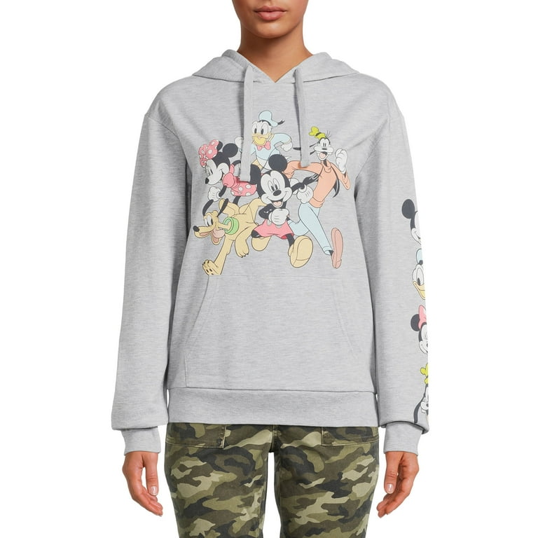 Gray mickey shop mouse hoodie