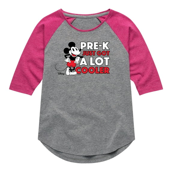 Mickey & Friends - Just Got A Lot Cooler Pre K - Toddler And Youth Raglan Graphic T-Shirt
