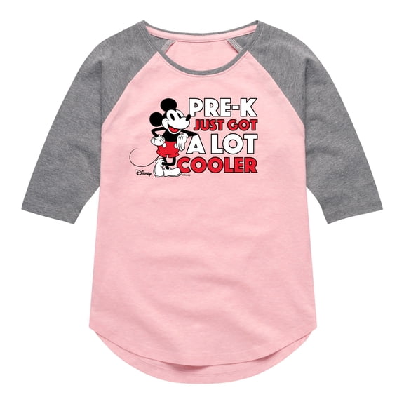 Mickey & Friends - Just Got A Lot Cooler Pre K - Toddler And Youth Raglan Graphic T-Shirt