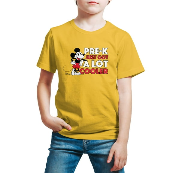 Mickey & Friends - Just Got A Lot Cooler Pre K - Youth Short Sleeve Graphic T-Shirt