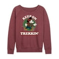 thumbnail image 1 of Mickey & Friends - Keep On Trekkin - Women's Lightweight French Terry Long Sleeve Shirt, 1 of 5