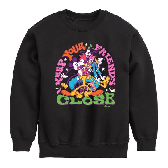 Disney - Mickey & Friends - Keep your Friends Close - Toddler And Youth Long Sleeve Graphic T-Shirt