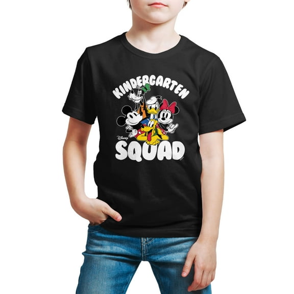 Mickey & Friends - Kindergarten Squad - Youth Short Sleeve Graphic T-Shirt