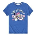 thumbnail image 1 of Mickey & Friends - Life Is Sweet - Toddler And Youth Short Sleeve Graphic T-Shirt, 1 of 5
