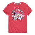 thumbnail image 1 of Mickey & Friends - Life Is Sweet - Toddler And Youth Short Sleeve Graphic T-Shirt, 1 of 5