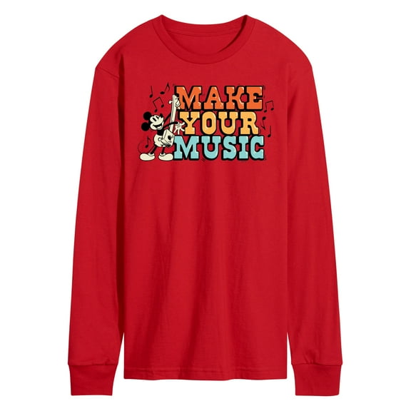 Mickey & Friends - Make Your Music - Men's Long Sleeve T-Shirt