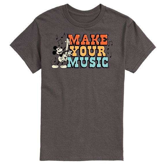 Mickey & Friends - Make Your Music - Men's Short Sleeve Graphic T-Shirt
