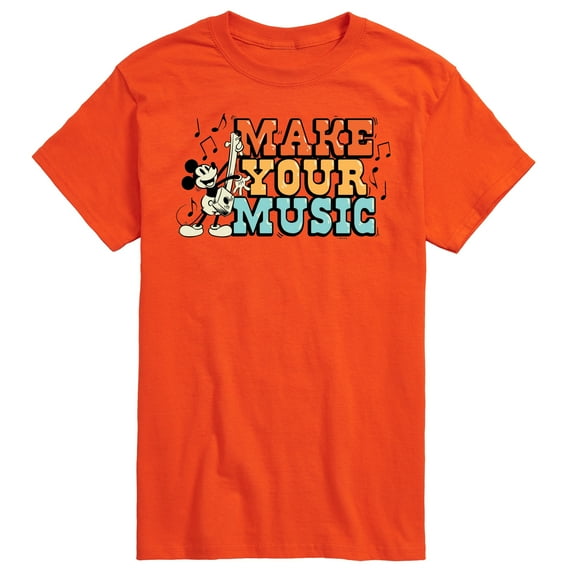 Mickey & Friends - Make Your Music - Men's Short Sleeve Graphic T-Shirt