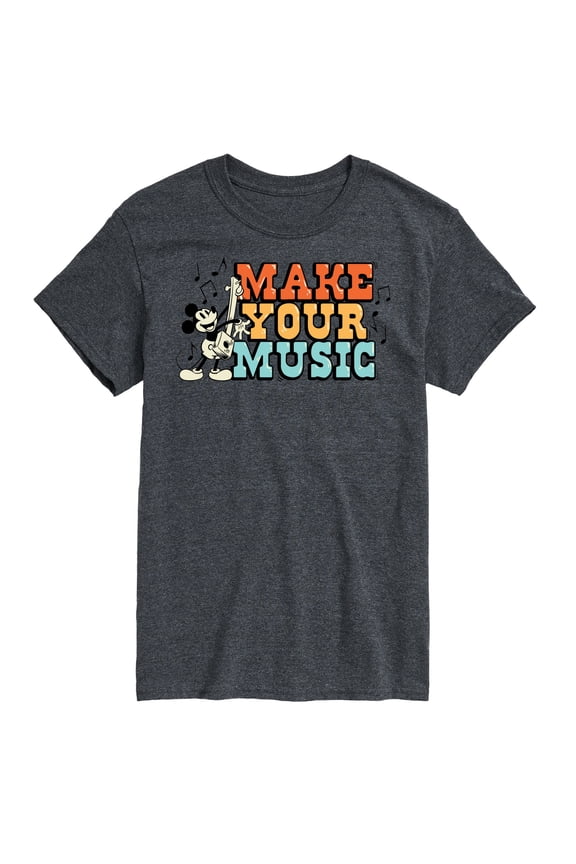 Mickey & Friends - Make Your Music - Men's Short Sleeve Graphic T-Shirt