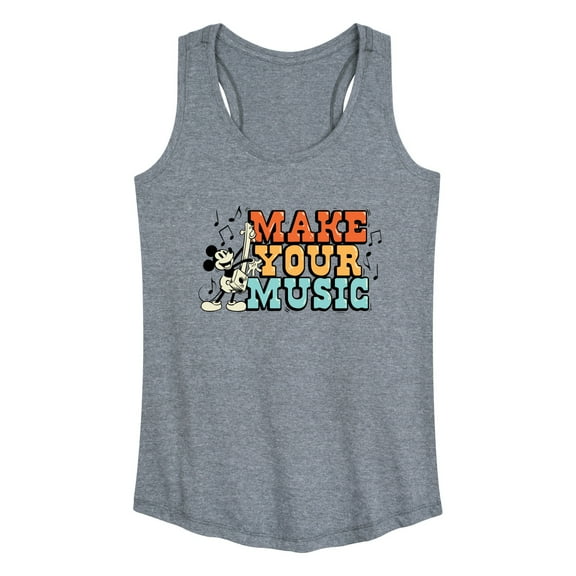 Mickey & Friends - Make Your Music - Women's Racerback Tank Top