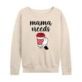 thumbnail image 1 of Mickey & Friends - Mama Needs Coffee - Women's French Terry Jogger Pant, 1 of 5