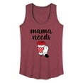 thumbnail image 1 of Mickey & Friends - Mama Needs Coffee - Women's Racerback Tank Top, 1 of 5