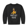thumbnail image 1 of Mickey & Friends - Man's Best Friend - Toddler And Youth Crewneck Fleece Sweatshirt, 1 of 5