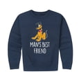 thumbnail image 1 of Mickey & Friends - Man's Best Friend - Toddler And Youth Crewneck Fleece Sweatshirt, 1 of 5